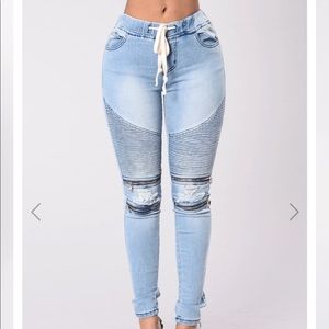 Zips and rips joggers